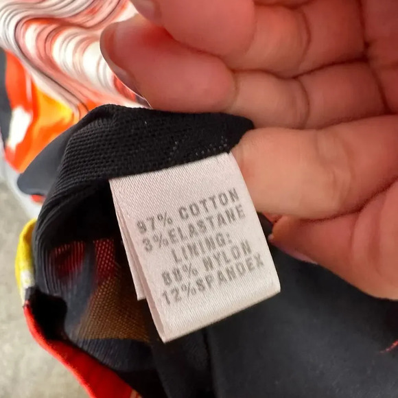 SoCa St. John Size S Vibrant Abstract Print Shift Dress Multicolor - Picture 3 of 6